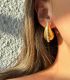 Aretes gold drop stud