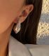 Aretes silver drop stud
