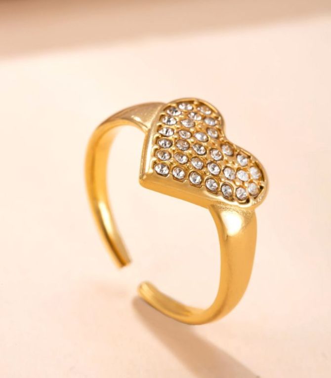 Anillo diamond heart