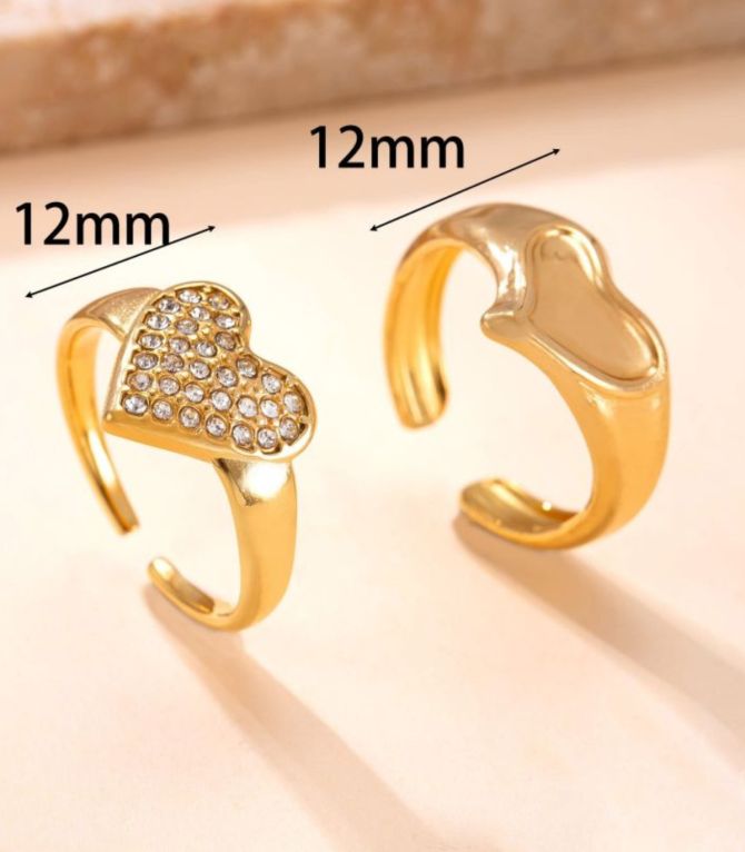 Anillo diamond heart