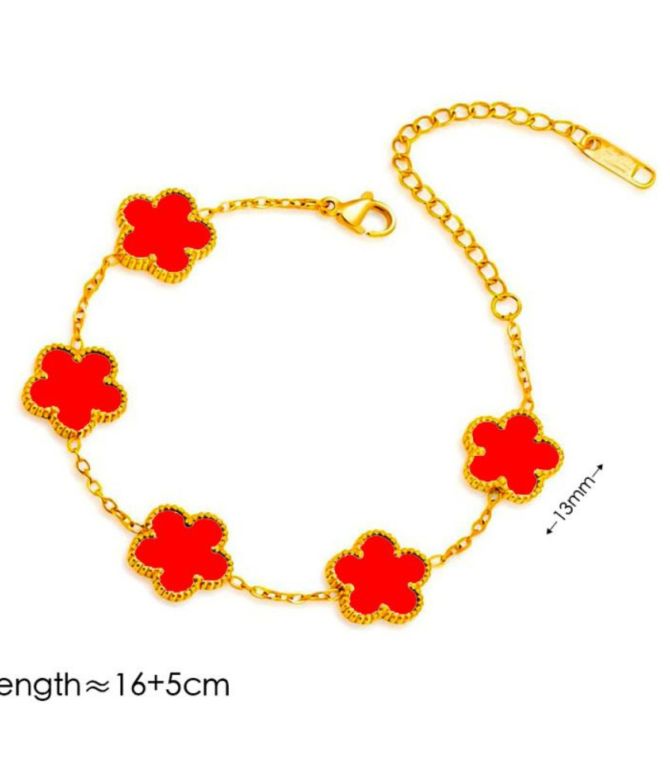 Brazalete red flower