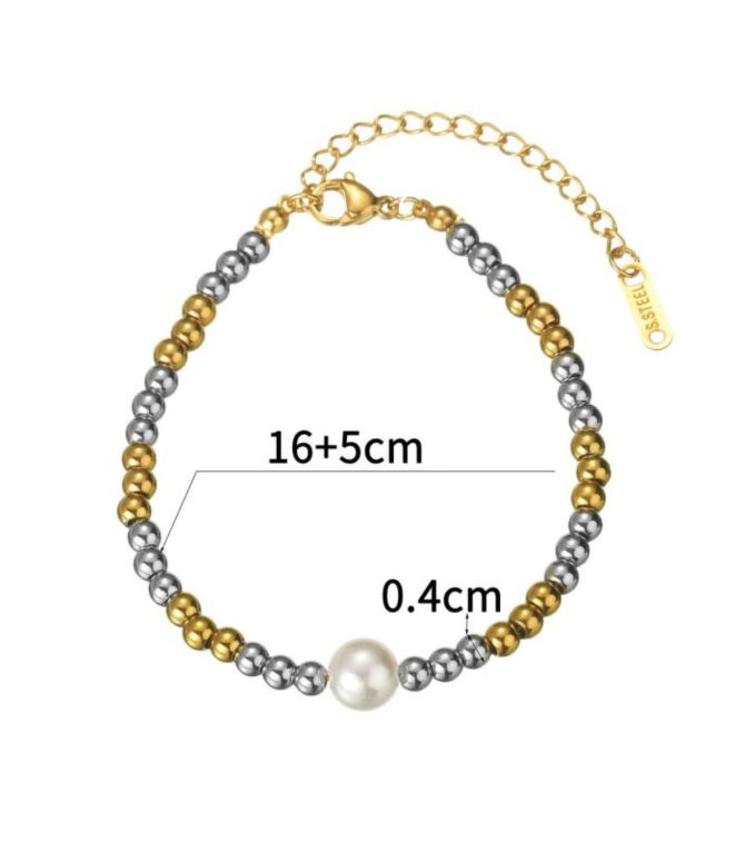 Brazalete perla multi