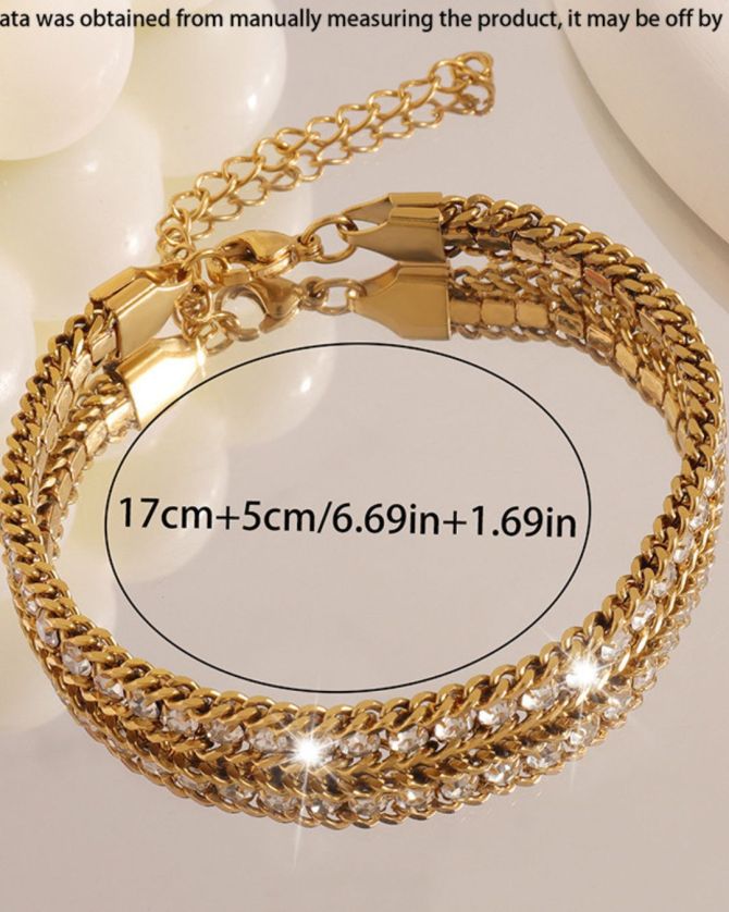 Brazalete diamonds clear