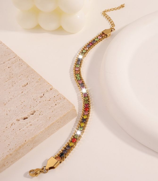 Brazalete diamonds multicolor