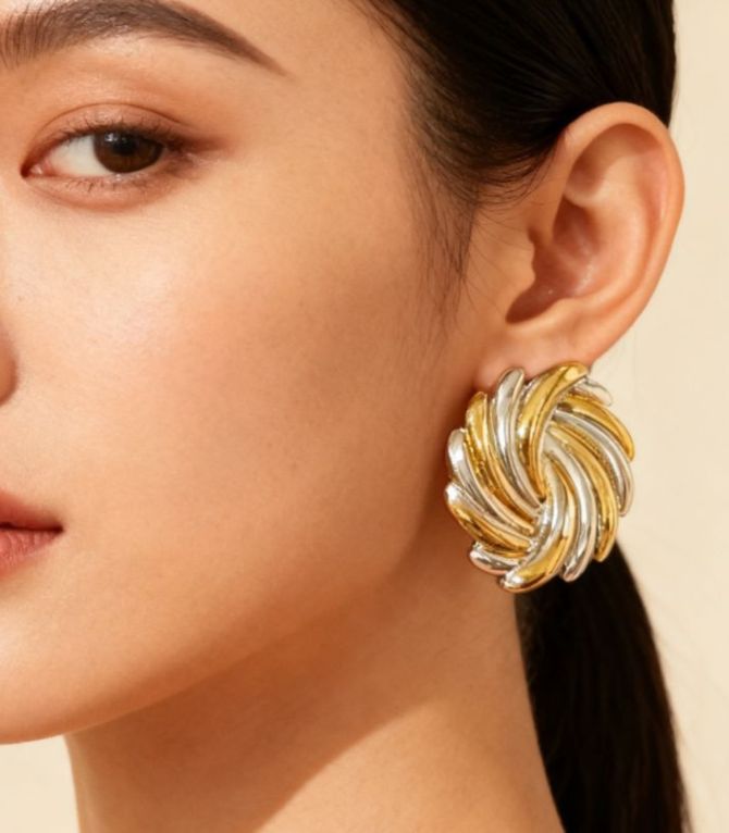 Aretes bicolor irregular