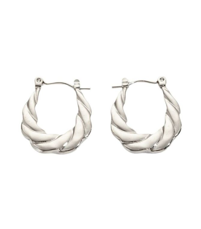 Aretes plata irregular 2