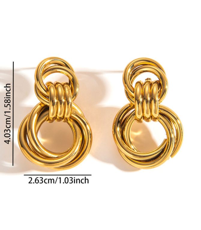 Aretes double round 6