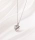 Collar silver heart