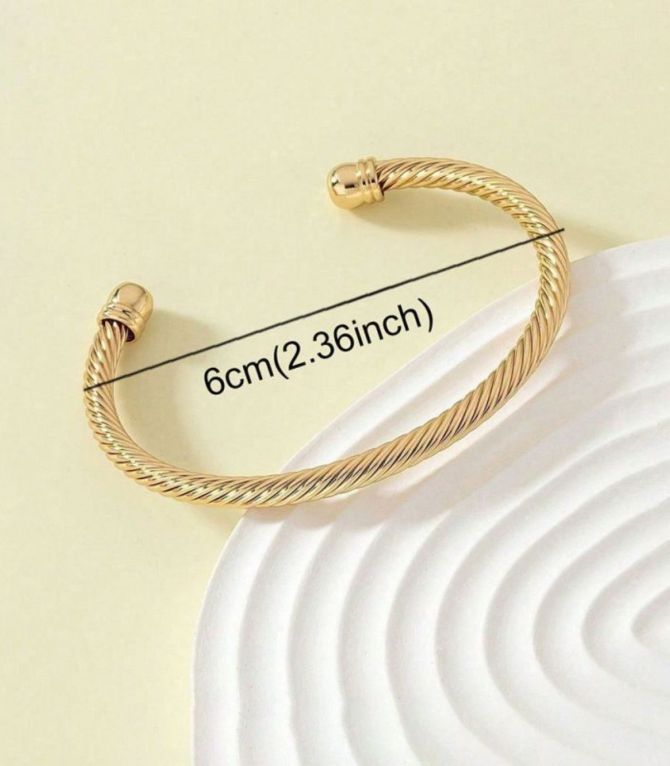 Brazalete twist plata