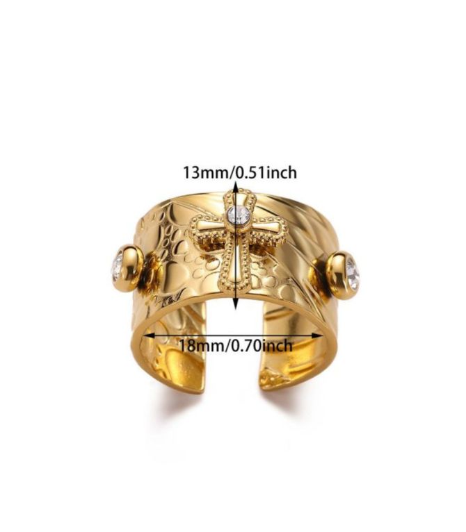 Anillo bold cruz
