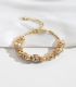 Brazalete charms gold