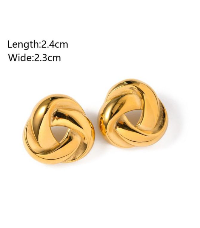 Aretes circle twisted