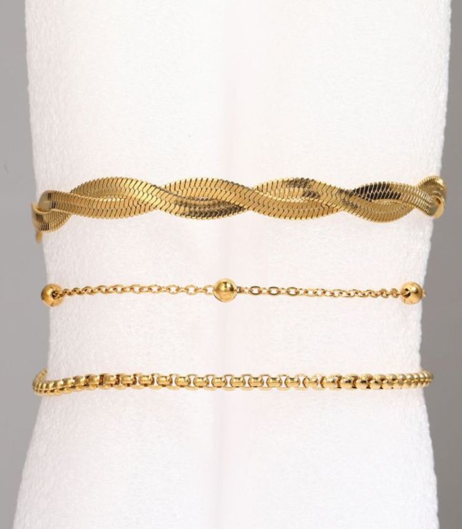 Brazalete set double wrap