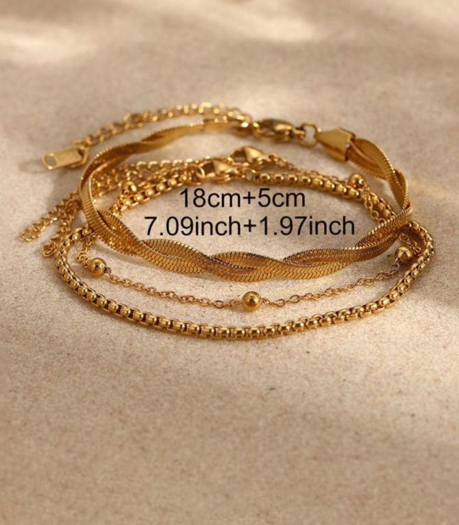 Brazalete set double wrap