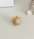 Anillo pearl sunflower
