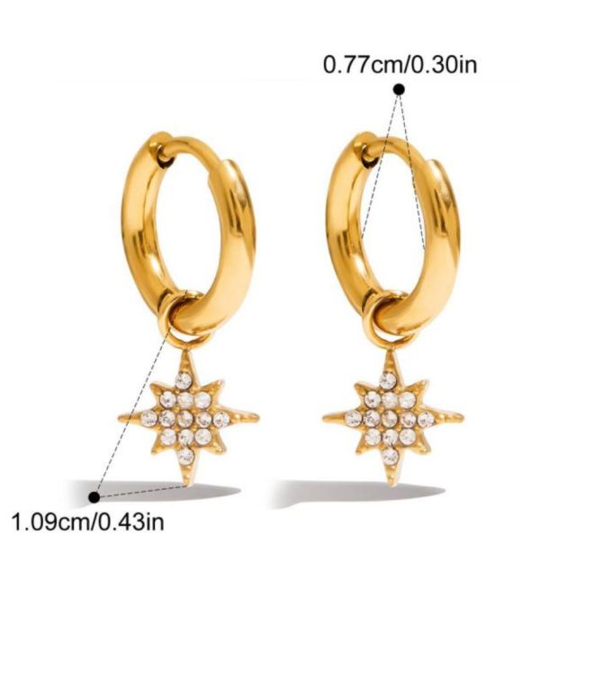 Aretes diamond star