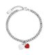 Brazalete silver love red