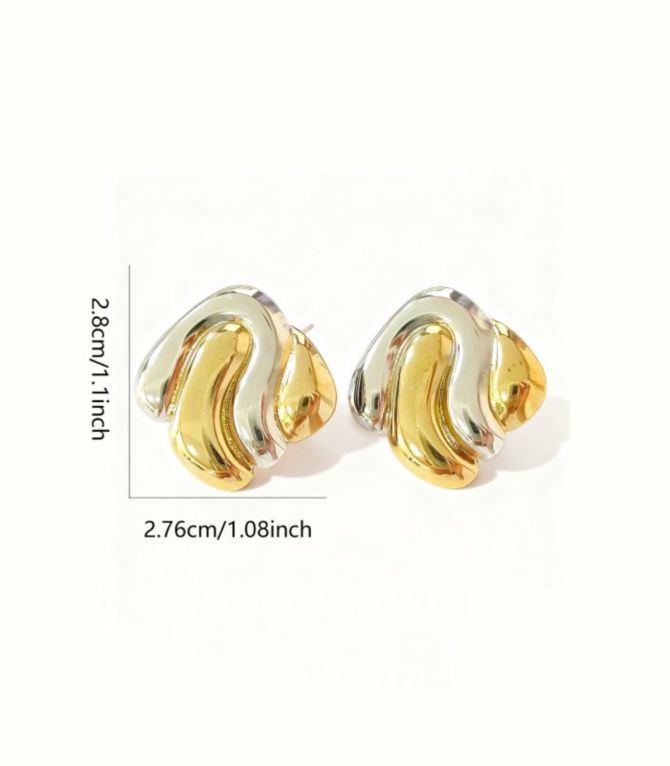 Aretes bicolor irregular