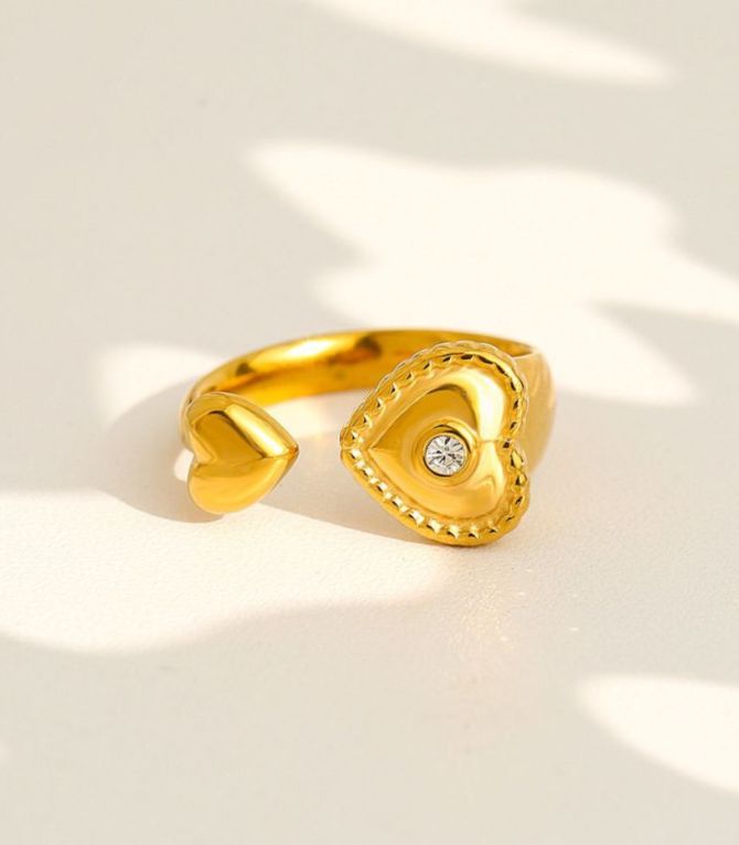 Anillo diamond heart
