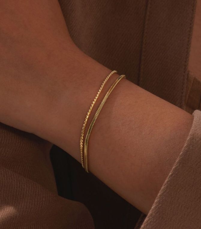 Brazalete chain double