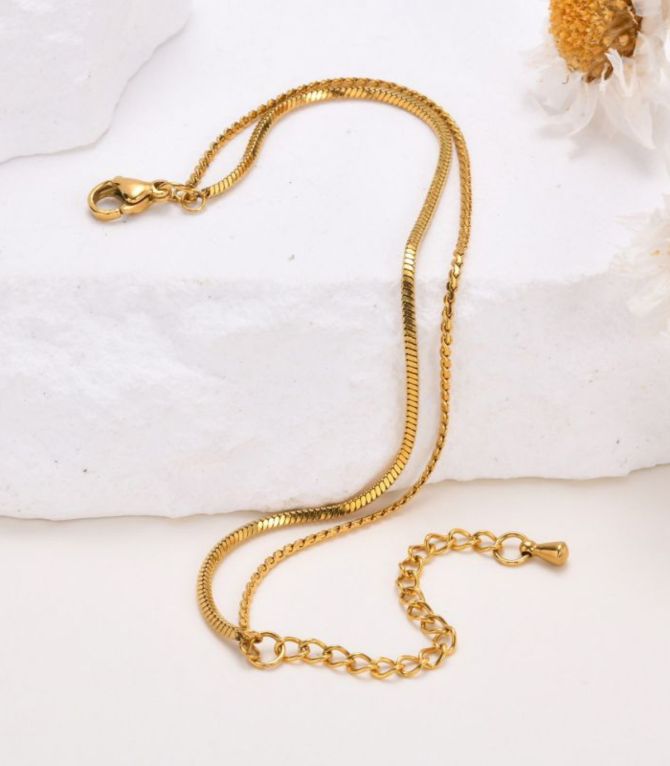 Brazalete chain double