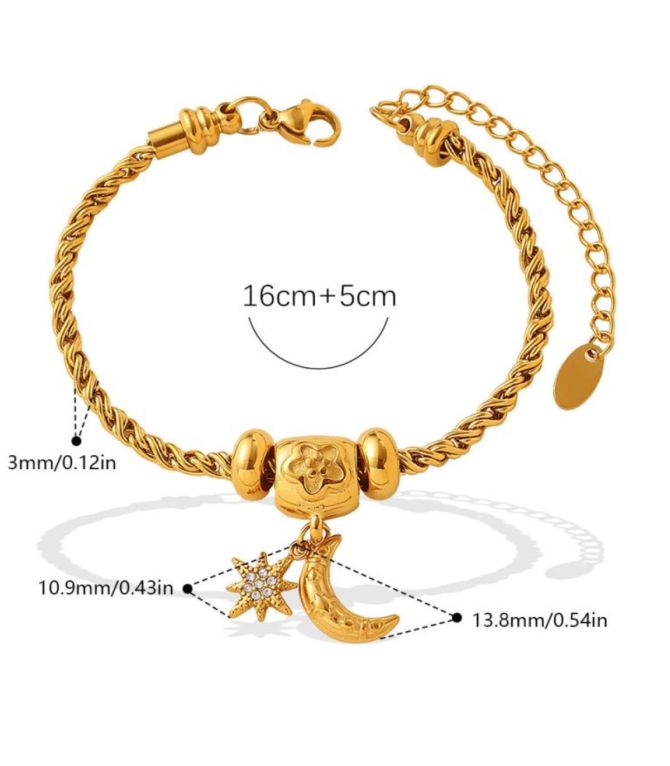 Brazalete sol y luna