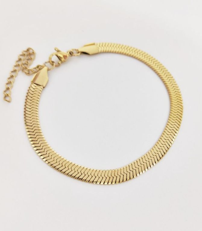 Brazalete snake bone 4mm