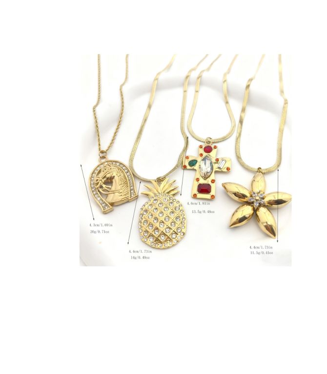 Collar diamond flower