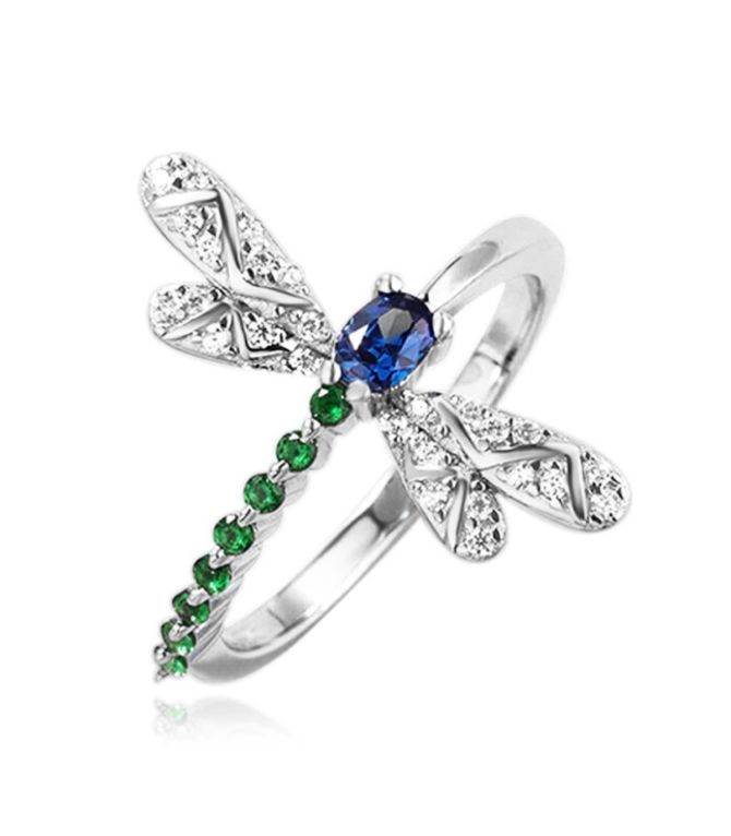 Anillo diamond dragonfly