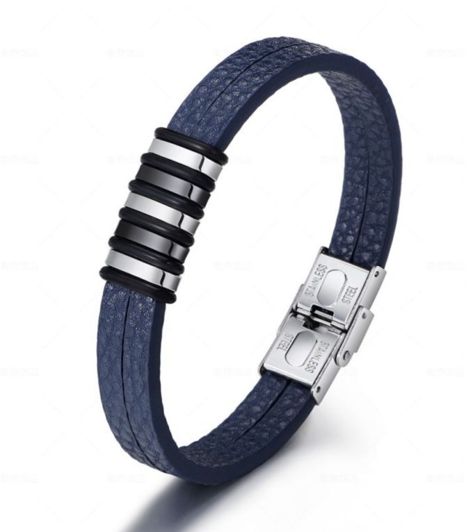 Brazalete azul hombre