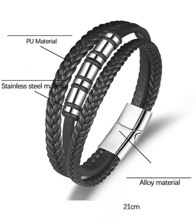 Brazalete buckle hombre