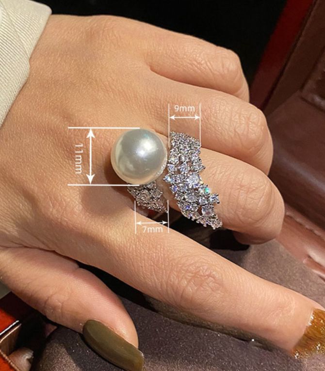 Anillo diamond pearl 7