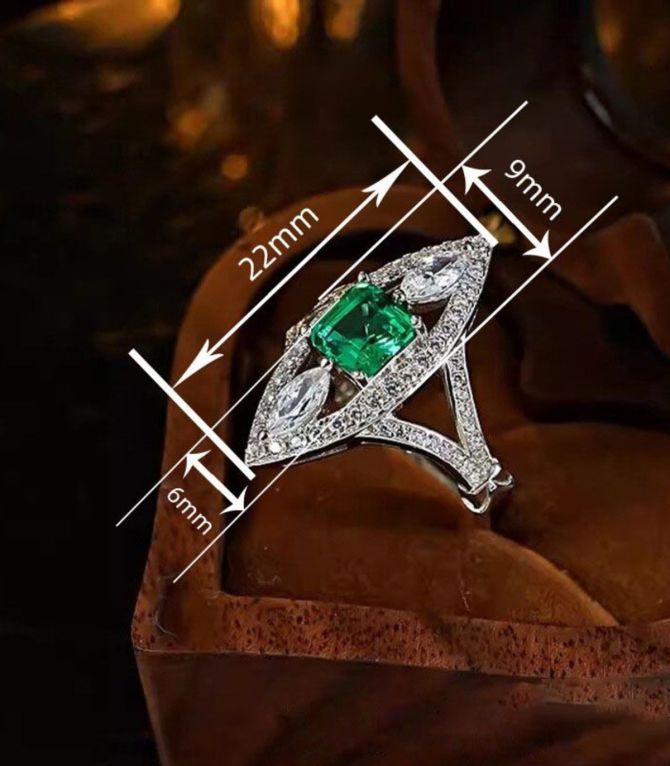 Anillo diamond green 7