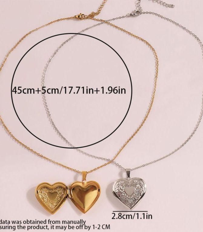 Collar plata porta retrato