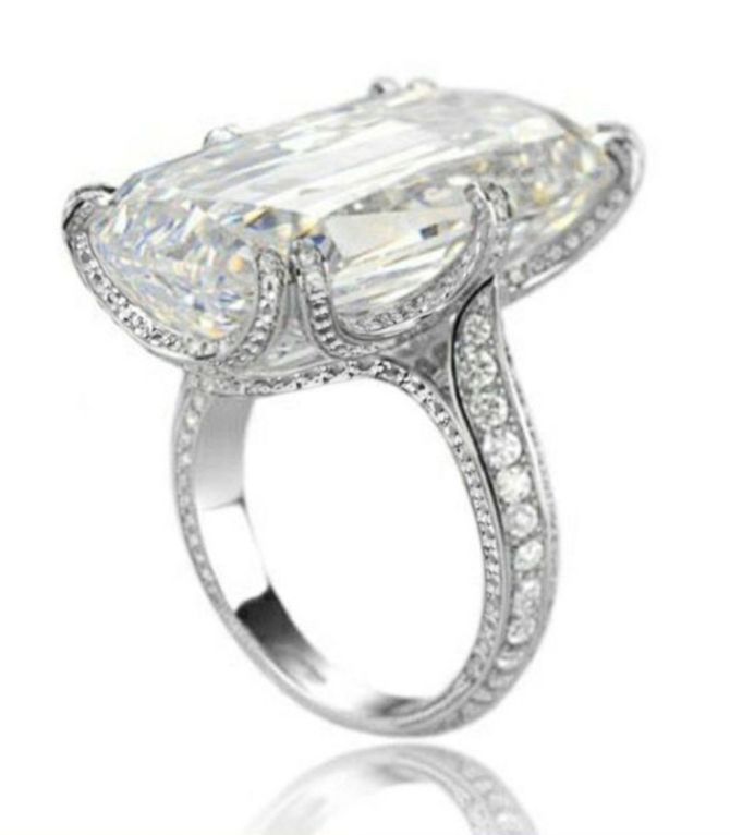 Anillo maxi diamond square