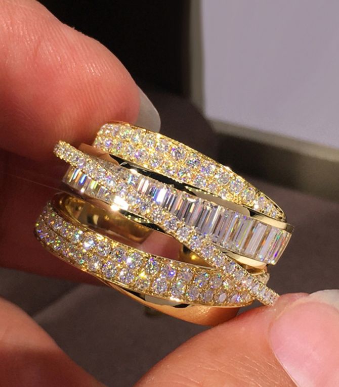 Anillo maxi diamond round