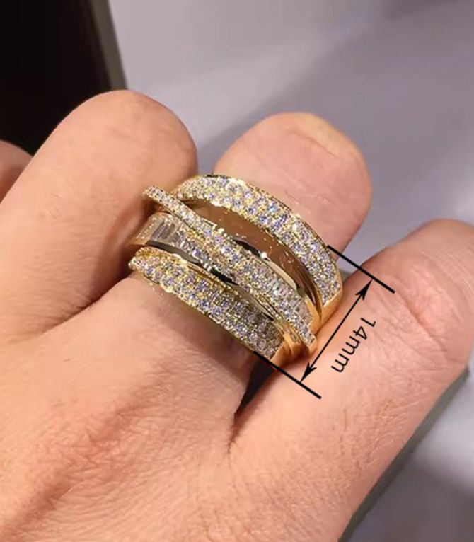 Anillo maxi diamond round