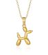 Collar gold balloon dog