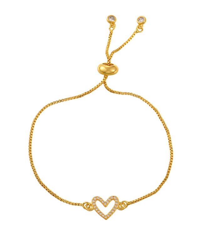 Brazalete ajustable corazón