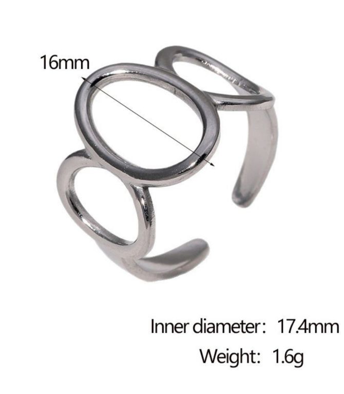 Anillo plata openwork