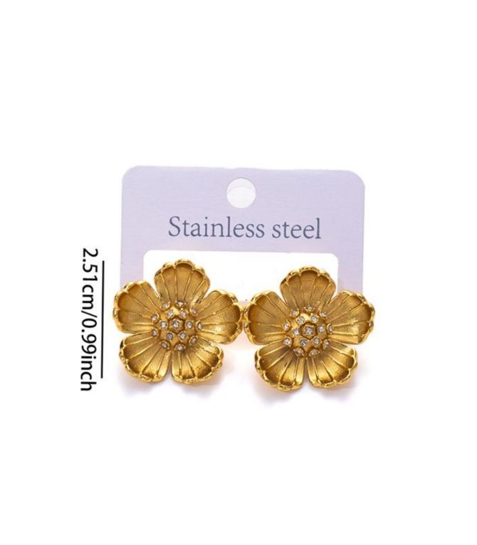 Aretes diamond flower