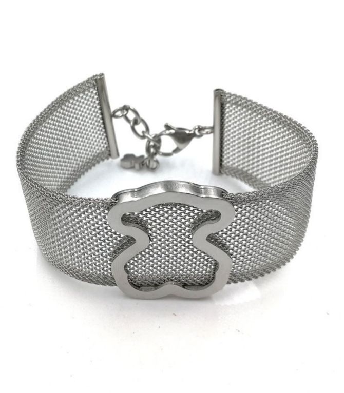 Brazalete silver out bear