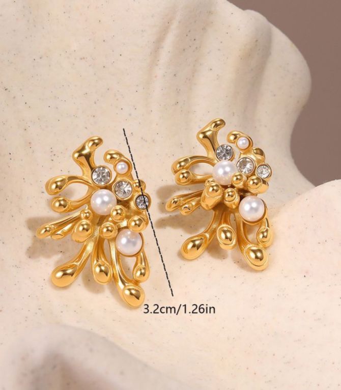 Aretes pearl stud