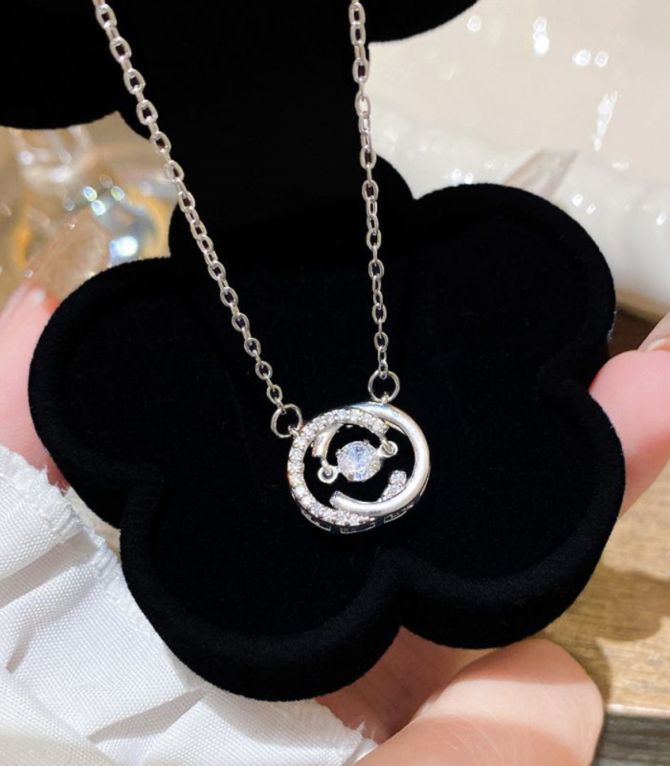 Collar plata con zirconias