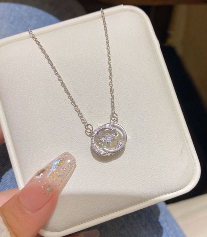 Collar plata con zirconias