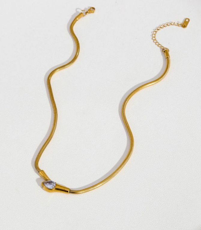 Collar snake zirconia