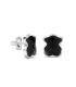 Aretes oso plata
