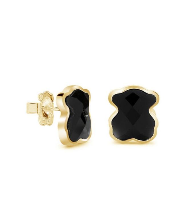 Aretes oso dorado