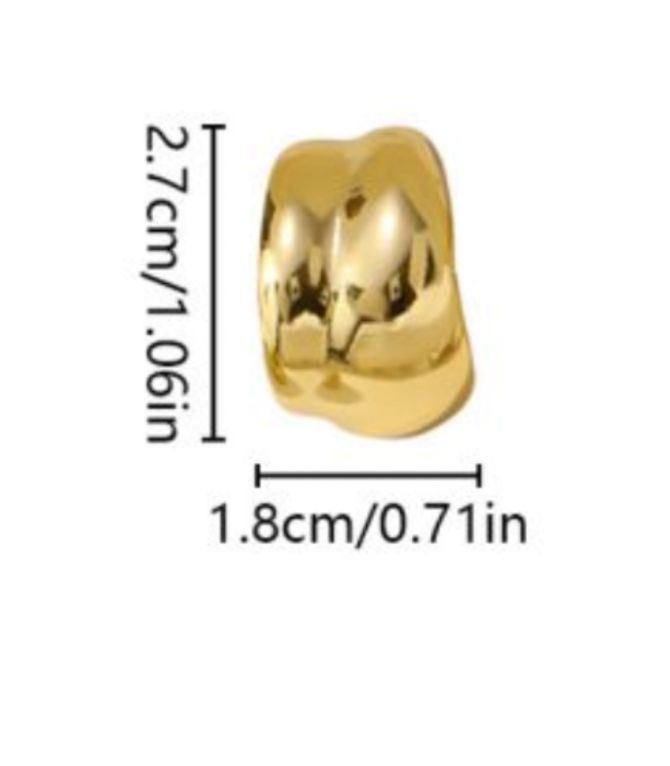 Aretes dorados