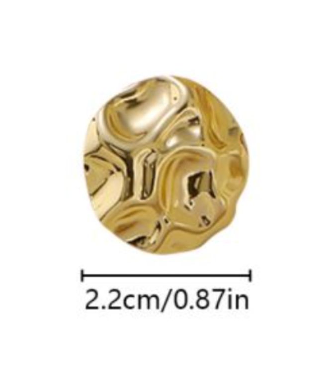 Aretes redondos irregular